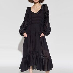 Isabel Marant Etoile "Melia" Dress in Black, size 34. Fits size 0/2